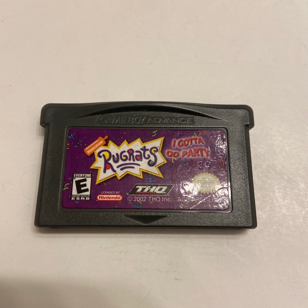 RUGRATS: I GOTTA GO PARTY NINTENDO GAME BOY ADVANCE SP GBA GAME